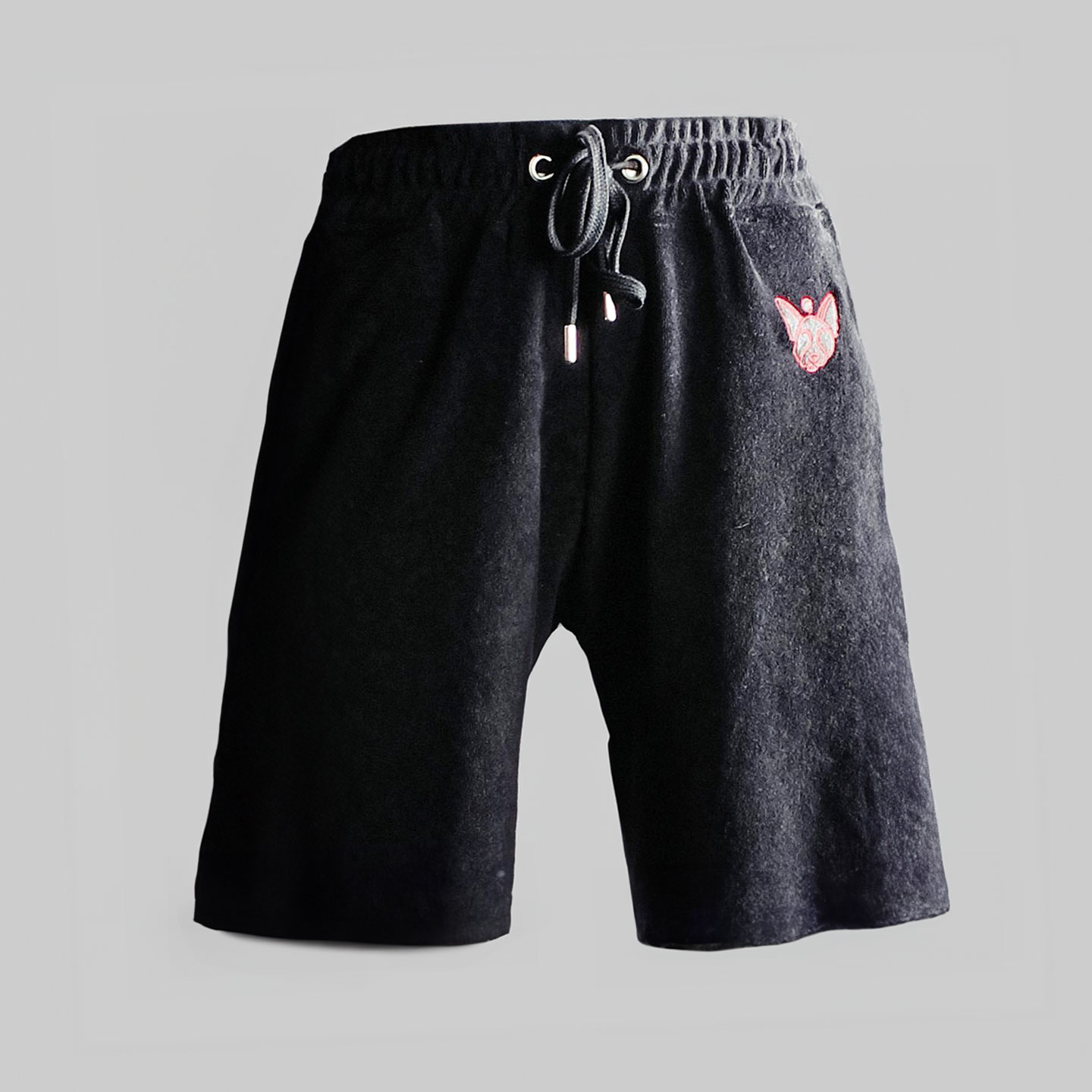 WeGood Premium Black Plush Shorts